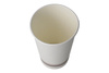 Weißer Papierbecher, Dispersionspapier, 200 ml, Durchmesser 70 mm, 50 Stück