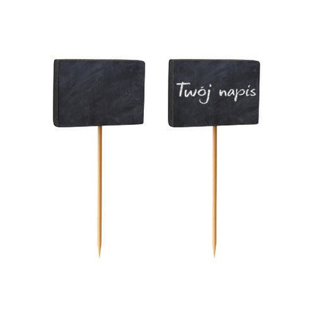 Snack-Stäbchen „Blackboard“ 8,5 cm, 100 Stück
