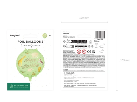Folienballon „Pastel Bouquet“, 46 cm, 1 Stück