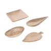Fingerfood-Schälchen, 4 verschiedene Formen, naturfarben, 1000 Stück (4 x 250)