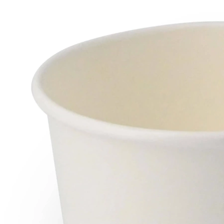 Weißer Pappbecher für Eis, 220 ml, Durchmesser 92 mm, 50 Stück
