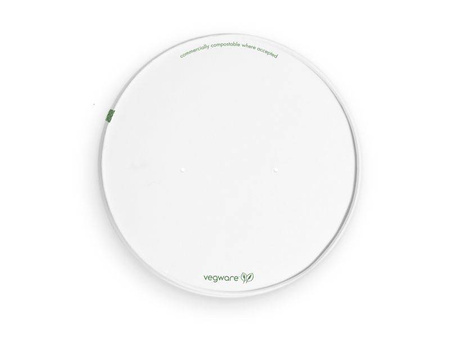 Papierdeckel für Vegware-Salatschüssel, Durchmesser 185 mm, 50 Stück