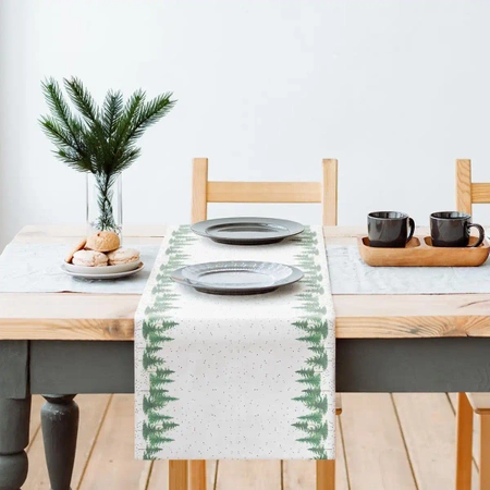 PREMIUM-Papiertischläufer auf Rolle, „Conifer Forest“, 40 cm x 24 m, 1 Stück