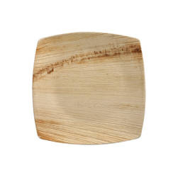Teller aus Palmblättern „Quadrato“ 15 x 15 cm, 25 Stück