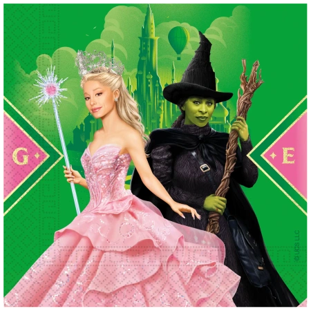 2-lagige Servietten „Wicked“, 33 x 33 cm, 20 Stück