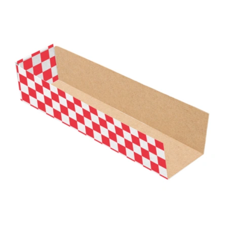 Hot-Dog-Schale „Fitipaldi“ / „Kratka“ 4,7 x 18,2 x 4 cm, 200 Stück