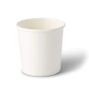 Weißer Pappbecher für Eis, 360 ml, Durchmesser 92 mm, 50 Stück