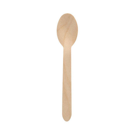 Gewachste Holzlöffel, 16 cm, 100 Stück