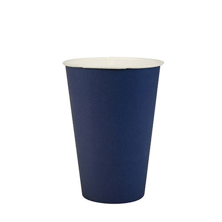 Blauer Pappbecher, 200 ml, Durchmesser 70 mm, 20 Stück