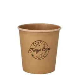 Papiersuppe-Becher 470 ml, 9,8 x 10 cm, EIGENER AUFDRUCK, 2000 Stück