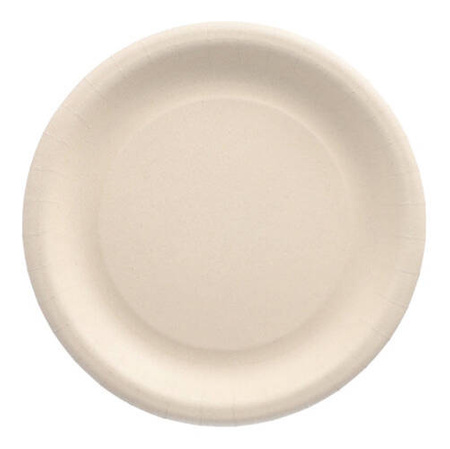Teller aus Pflanzenresten, Durchmesser 23 cm, 20 Stück