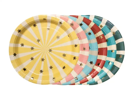 Runder Pappteller „Unicorn Party“, Durchmesser 18 cm, 8 Stück