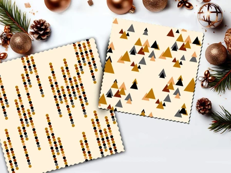 Wachsbecher „Xmas Shapes“ – 1 x „M“, 1 x „L“ (2 Stück)