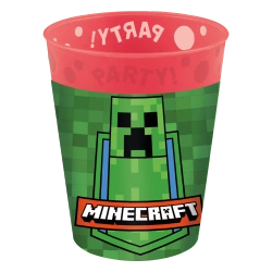 Minecraft-Mehrwegbecher, 250 ml, 4 Stück