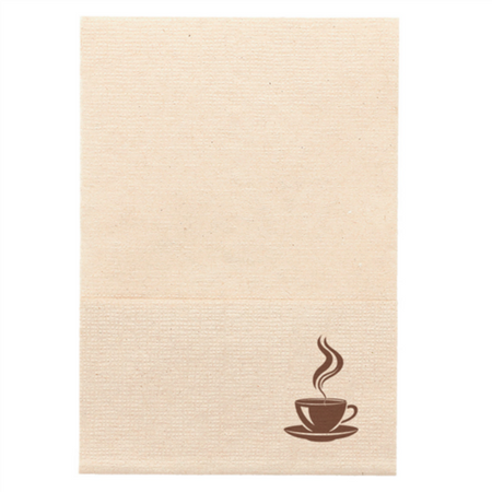 Einlagige Servietten „Coffee“, 17 x 17 cm, 200 Stück