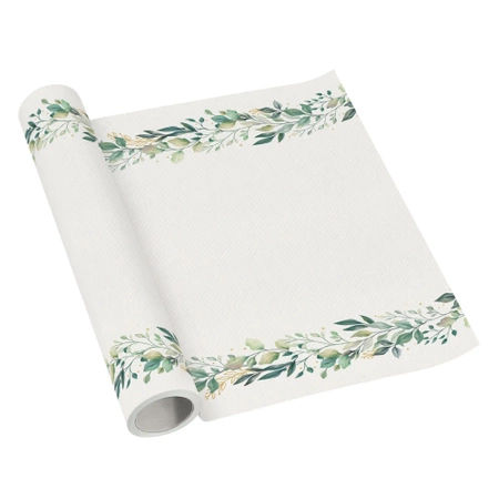 PREMIUM-Papiertischläufer auf Rolle, „Elegant Leaves“, 40 cm x 5 m, 1 Stück