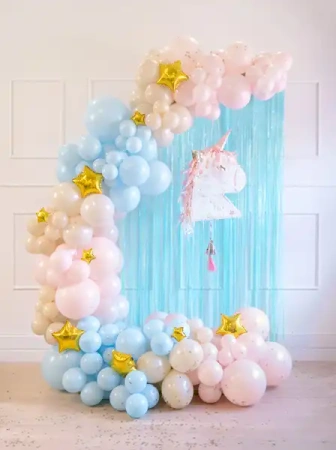 3D-Papier-Piñata „Unicorn“ 1 Stück