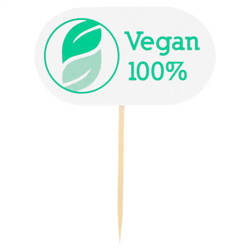 „Vegan“-Snackstäbchen, 8 cm, 100 Stück