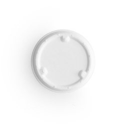 Deckel aus Zuckerrohr für Dip-Behälter, Durchmesser 62 mm, 100 Stück