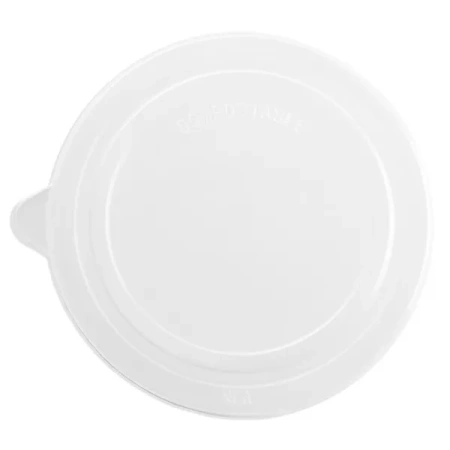 PLA-Deckel für Vegware-Salatschüssel, Durchmesser 150 mm, 50 Stück