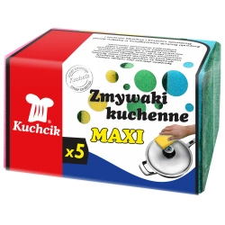 Kuchcik Maxi Geschirrspülschwämme, 5 Stück
