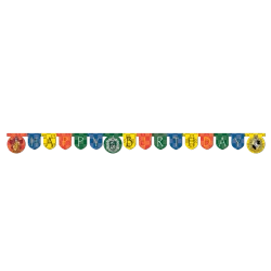 Geburtstagsbanner aus Papier „Harry Potter“, 2 m, 1 Stück