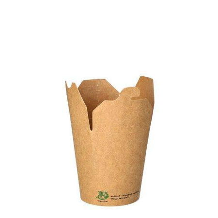 Kraft-Snackbox 230 ml, 7,5 x 6,5 x 5,8 cm, 25 Stück
