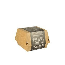Good Food Burger-Box 9 x 9 x 7 cm, 50 Stück