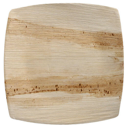 Teller aus Palmblättern „Quadrato“ 26 x 26 cm, 25 Stück