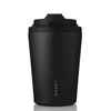 RAGS'y Simply Cup Ceramic All Black Thermobecher, 340 ml, 1 Stück