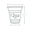 PLA-Becher „Green Tree“, 350 ml, Durchmesser 96 mm, 50 Stück