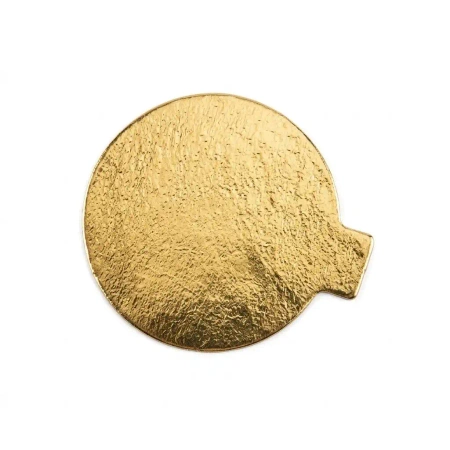 Dessertunterlage für Monoportionen, beidseitig gold‑schwarz, 8 cm, 200 Stk.