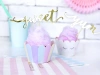 Bunte Muffinförmchen, Durchmesser 50 mm, Höhe 30 mm, 100 Stück