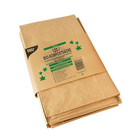 Papiermüllsäcke, 120 l, 95 x 70 x 25 cm, 3 Stück