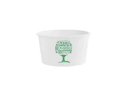 Papierbecher für Suppen und Desserts, GT, 350 ml, Durchmesser 115 mm, 25 Stück