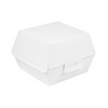 Thermobox für Burger, Weiß, Größe „L+“, 14,4 x 13,6 x 9,2 cm, 50 Stück