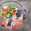 Wachsbecher „Katzen“ – Set mit 1 Stück „S“, 1 Stück „M“ und 1 Stück „L“ (3 Stück)