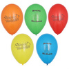 „Happy Birthday“-Luftballons, Mix, 22 cm, 10 Stück