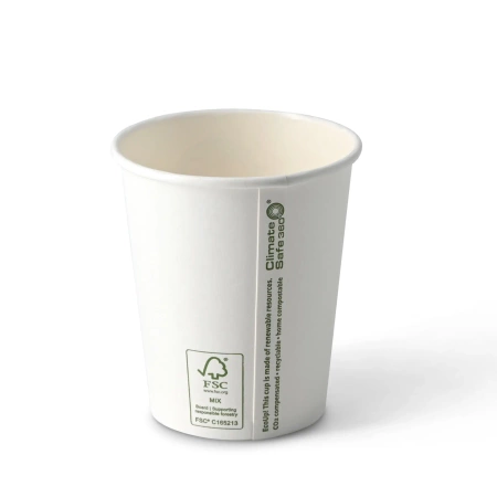 Papierbecher „Coffeelove“, 250 ml, Durchmesser 80 mm, 50 Stück