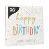 3-lagige Servietten „Happy Birthday“ 1/4, 33 x 33 cm, 20 Stück