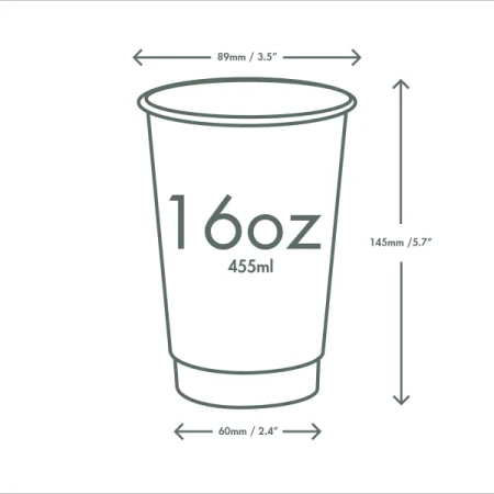 Weihnachts-Pappbecher, 450 ml, Durchmesser 90 mm, 20 Stück