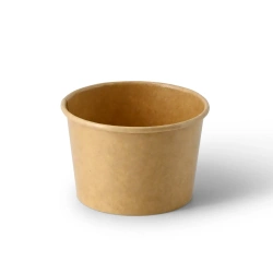 Kraftpapier-Eisbecher, 130 ml, Durchmesser 76 mm, 50 Stück