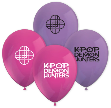 Latexballons „K-POP“, 28 cm, 8 Stück