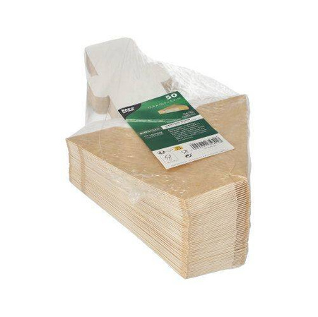 Papierverpackung für Sandwiches, 12,3 x 12,3 x 5,2 cm, 50 Stück