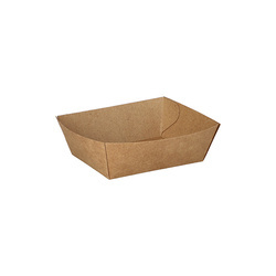 Tiefe, fettbeständige Papierschale, 9 x 7 x 3,5 cm, 50 Stück
