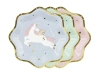 Runder Pappteller „Unicorn Party“, Durchmesser 18 cm, 8 Stück