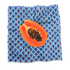 Wachstuch „Wellen“, Größe „M“, 25 x 25 cm, 1 Stück