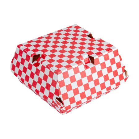 Thermobox für Burger, „Fitipaldi“ / „Kratka“, 14,7 x 14 x 7 cm, 50 Stück