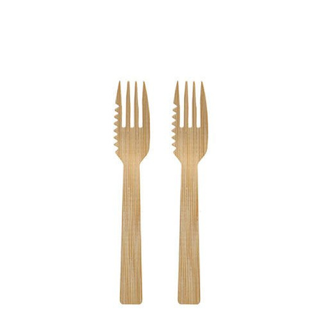 Bambus-Gabelmesser, 14,5 cm, 50 Stück