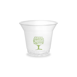 PLA-Becher „Green Tree“, 300 ml, Durchmesser 96 mm, 50 Stück